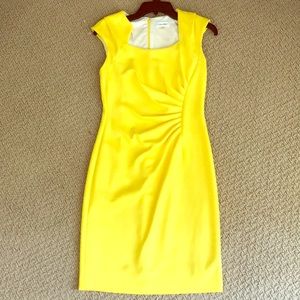 Calvin Klein Yellow Dress